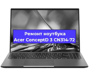 Чистка от пыли и замена термопасты на ноутбуке Acer ConceptD 3 CN314-72 в Воронеже